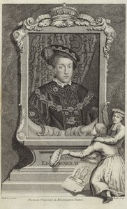 Porträt von Edward VI. von England von Hans Holbein der Jüngere