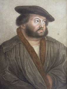 Porträt von Hans Holbein, graviert von Francesco Bartolozzi von Hans Holbein der Jüngere
