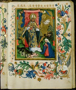 St. Augustinus mit der Jungfrau und dem Kind von Hans Holbein der Jüngere