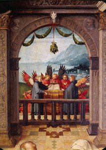Der Lebensbrunnen (Detail), 1519 von Hans Holbein the Elder