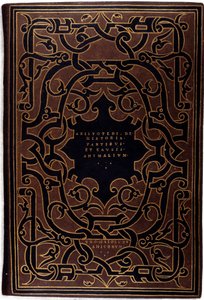 Einband der Sammlung „Aristotelis et Theophrasti historias“