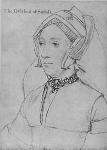 Catherine Willoughby, ca. 1532-1543 von Hans Holbein der Jüngere