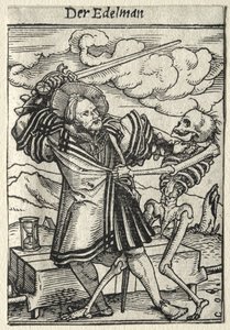 Totentanz: Der Edelmann von Hans Holbein the Younger