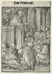 Totentanz: Der Prediger von Hans Holbein the Younger