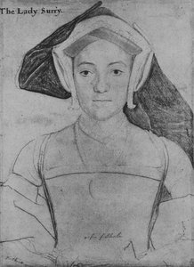 Frances, Gräfin von Surrey, ca. 1532-1533, 1945 von Hans Holbein der Jüngere