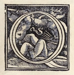 Illuminierte „O“ aus der dritten Basler Ausgabe von 