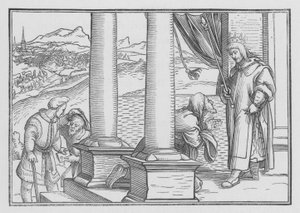 Nathan tadelt David durch ein Gleichnis, 2 Samuel XII, 7