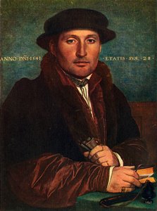 Porträt eines Mannes von Hans Holbein der Jüngere