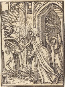 Die Äbtissin von Hans Holbein der Jüngere