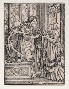 Die Gräfin, aus „Der Totentanz“ von Hans Holbein the Younger