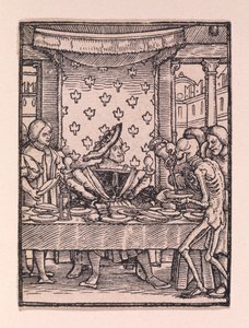Der König, aus „Der Totentanz“ von Hans Holbein the Younger
