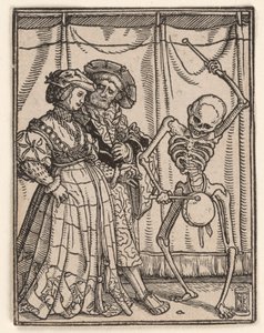 Die Edelfrau, aus "Der Totentanz" von Hans Holbein the Younger