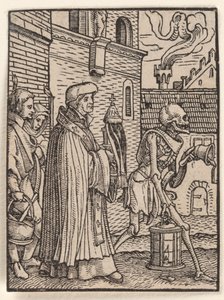 Der Priester, aus „Der Totentanz“ von Hans Holbein the Younger