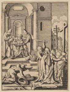 Das Händewaschen von Hans Holbein the Younger