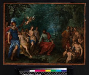 Der Wettstreit von Apollo und Pan, 1599 von Hans I or Johann Rottenhammer