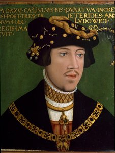Porträt von Ludwig II. von Ungarn (Ludwig Jagiellon) von Hans Krell