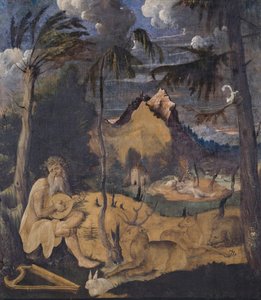 Orpheus unter den Tieren, 1519 von Hans Leu