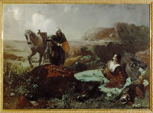 Der Tod von Graf Pappenheim, General im Dreißigjährigen Krieg von Hans Makart