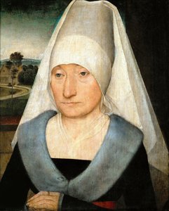 Porträt einer alten Frau von Hans Memling