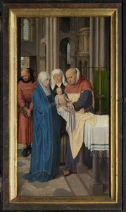 Rechtes Panel des Triptychons von Jan Floreins von Hans Memling
