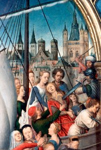 St. Ursula Schrein, Martyrium (Detail), 1489