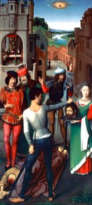 Triptychon des Heiligen Johannes des Täufers und des Heiligen Johannes des Evangelisten, 1479 von Hans Memling