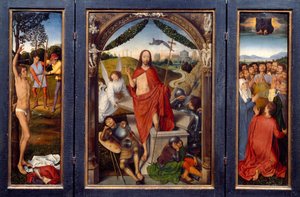 Triptychon der Auferstehung von Hans Memling