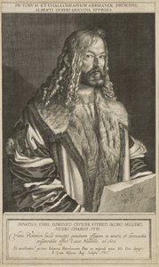Porträt von Dürer, graviert von Lucas Kilian von Hans Rottenhammer