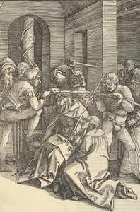 Christus mit Dornen gekrönt, aus Speculum passionis domini nostri Ihesu Christi, 1507 von Hans Schäufelein the Elder