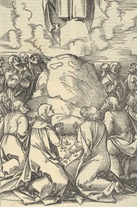 Die Himmelfahrt Christi, aus Speculum passionis domini nostri Ihesu Christi (1507) von Hans Schäufelein the Elder