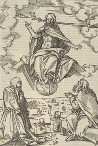 Das Jüngste Gericht, aus Speculum passionis domini nostri Ihesu Christi, 1507 von Hans Schäufelein the Elder