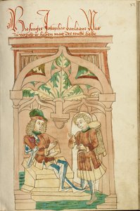Josaphat und Barlaam im Gespräch von Hans Schilling
