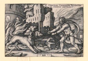 Herkules fängt Cerberus