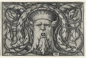 Mascaron, 1543 von Hans Sebald Beham