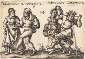November und Dezember von Hans Sebald Beham