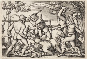 Bauernrauferei von Hans Sebald Beham
