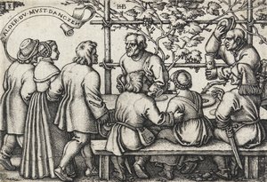 Bauernfest von Hans Sebald Beham