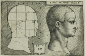 Profilstudie eines Männerkopfes von Hans Sebald Beham