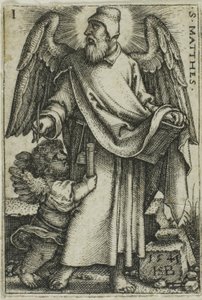 St. Matthäus, aus Die vier Evangelisten von Hans Sebald Beham