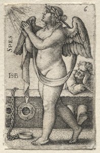 Die Erkenntnis Gottes und die sieben Kardinaltugenden: Hoffnung - Spes von Hans Sebald Beham