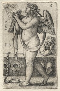 Die Erkenntnis Gottes und die sieben Kardinaltugenden: Hoffnung - Spes von Hans Sebald Beham