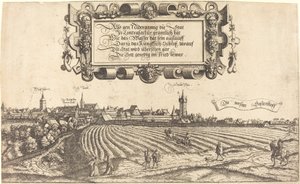 Ansicht von Nürnberg von Westen [rechter Abschnitt] von Hans Sebald Lautensack
