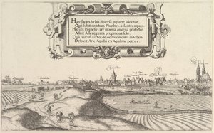 Ansicht von Nürnberg, nach Osten, linke Platte, 1552