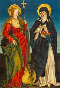 Die Heiligen Margareta und Ottilia - Inzigkofener Altar