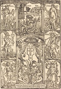 Kelten umgeben von griechischen und römischen Göttern von Hans Süss von Kulmbach
