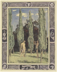 Apollo und Marsyas von Hans Thoma