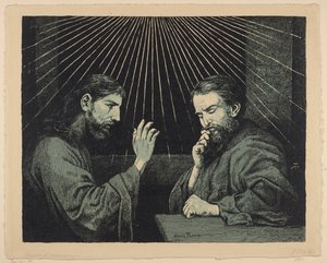 Christus und Nikodemus