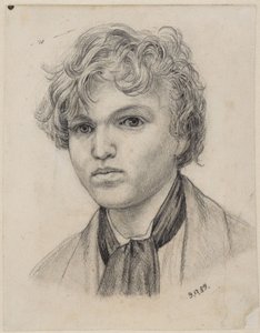 Jugendliches Selbstbildnis von Hans Thoma