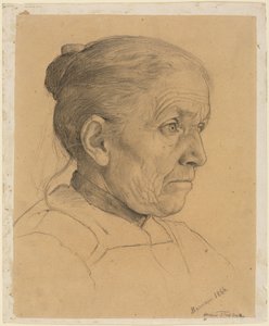 Kopf der Mutter des Künstlers