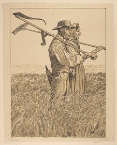 Ein Paar Sensenmänner von Hans Thoma